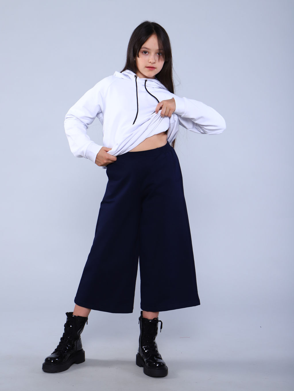 Брюки Лайма синий - Ладошки фото 4