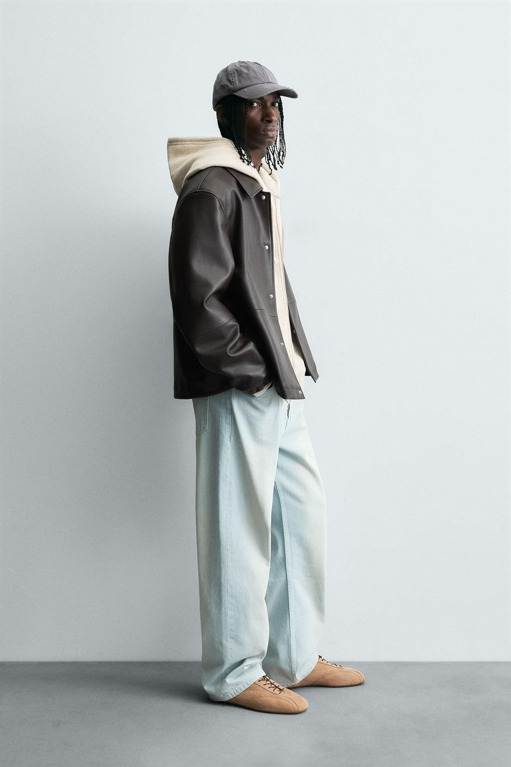 FAUX LEATHER JACKET