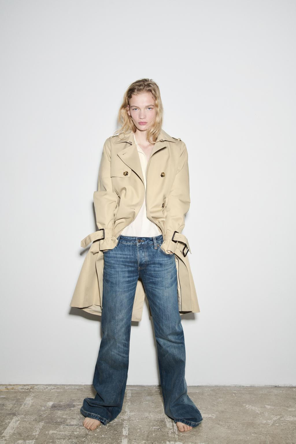 WATER-REPELLENT TRENCH COAT - ZW COLLECTION