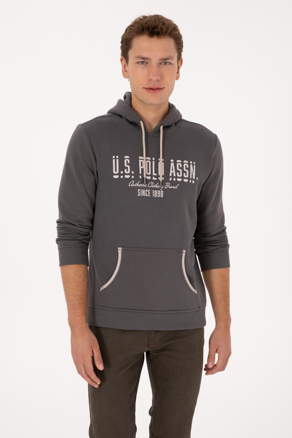 Erkek Gri Sweatshirt