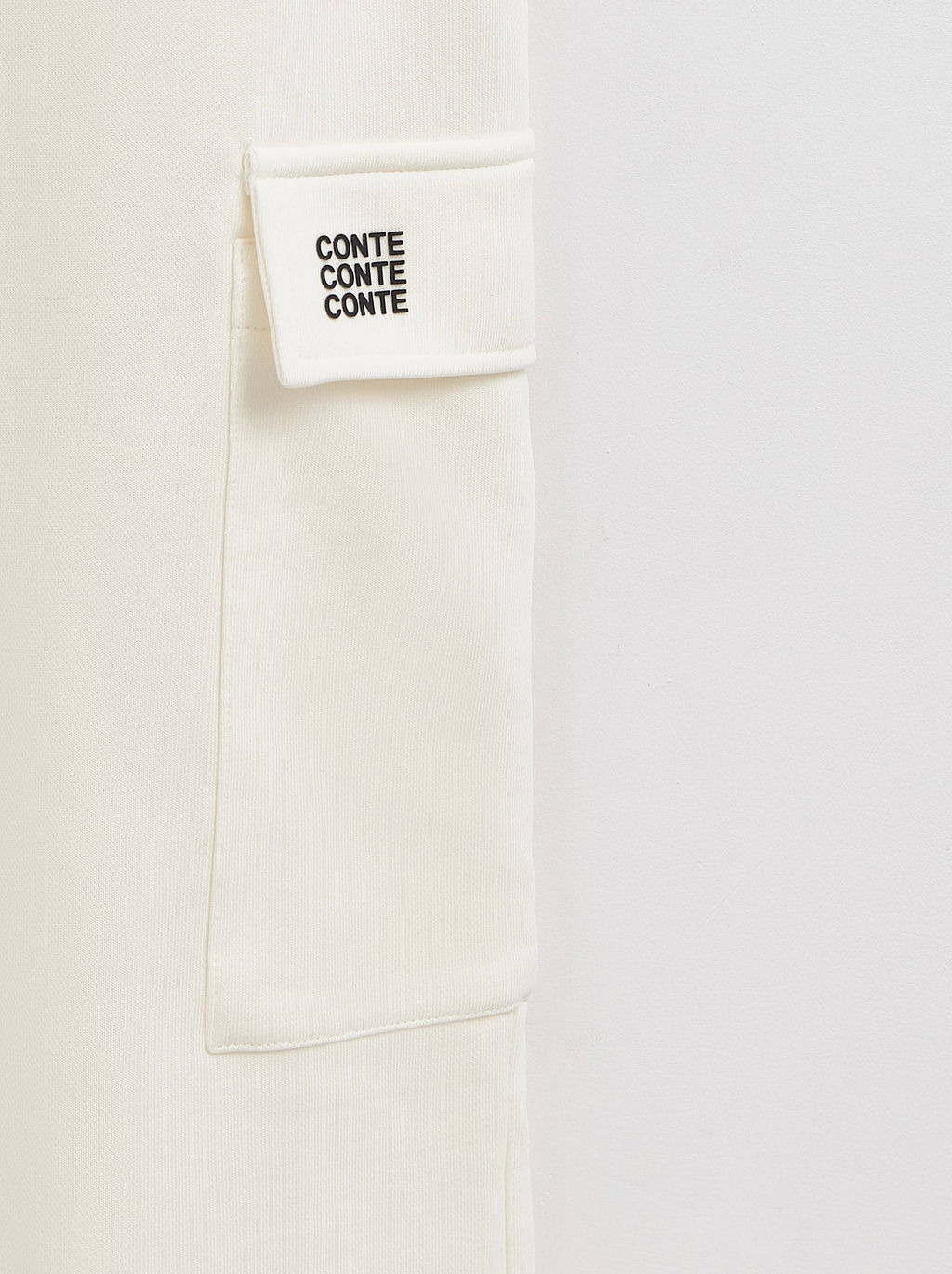 CONTE Брюки из футера с накладными карманами LBK 2584 off-white - Conte elegant фото 7