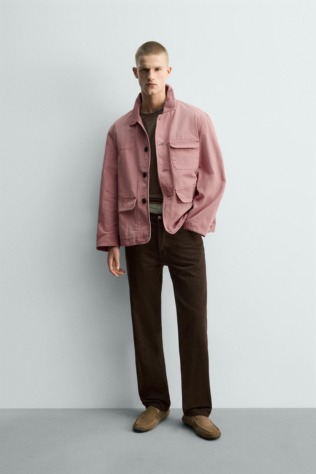 LIMITED EDITION RELAXED FIT WASHED JACKET - Zara фото 9