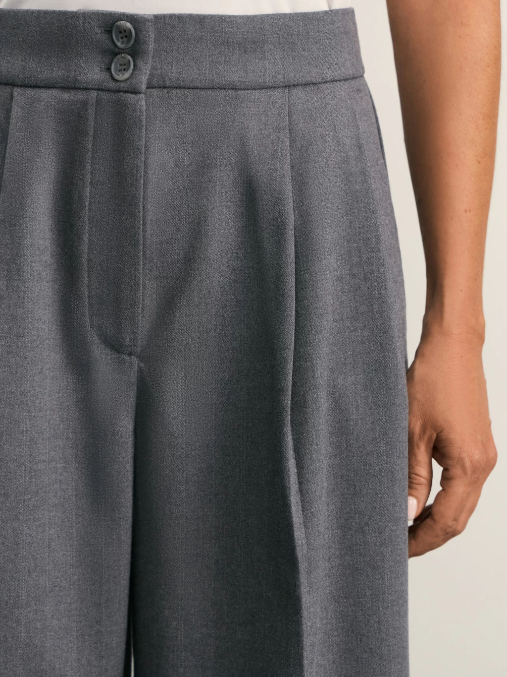 Брюки-кюлоты с защипами / Zarina  фото 5