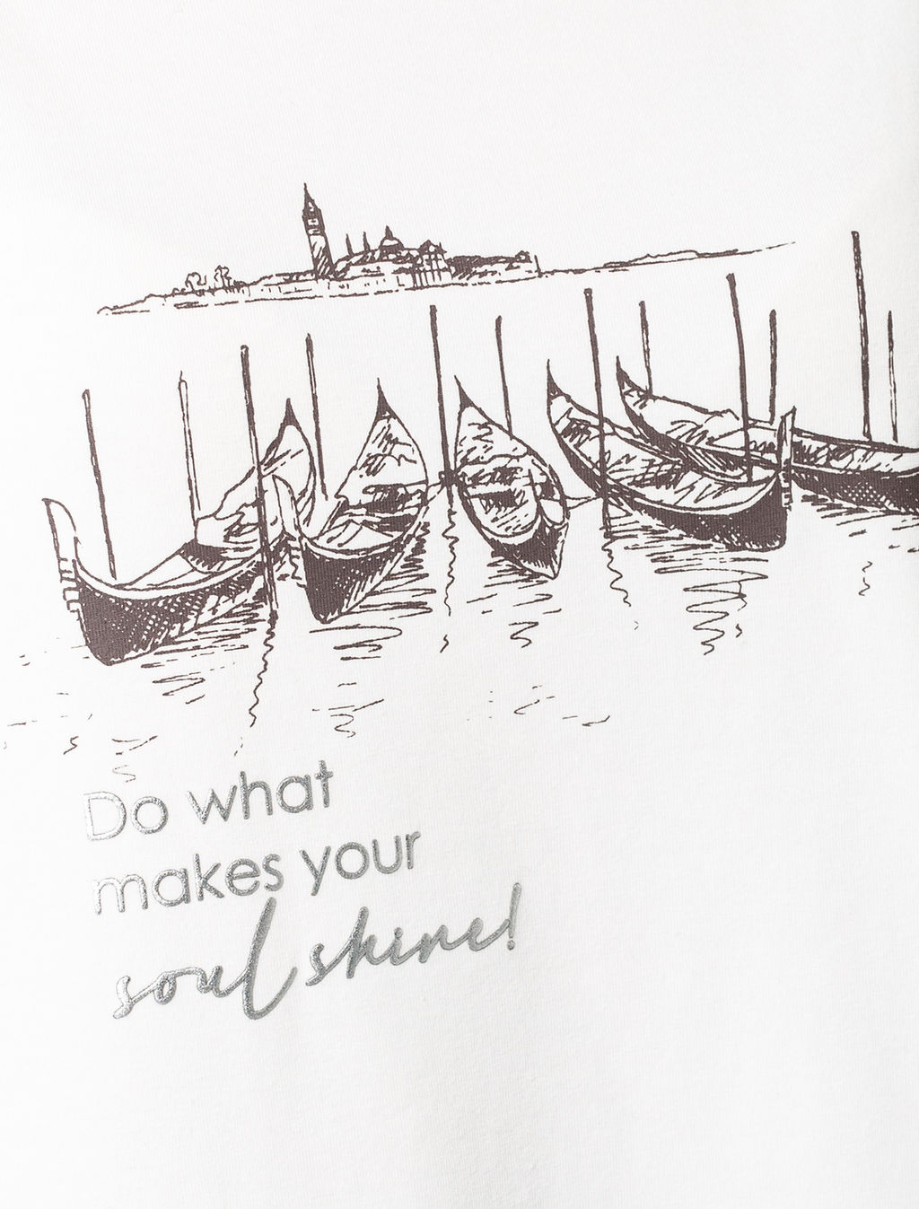 VILATTE / Футболка свободного кроя с авторским принтом  фото 2