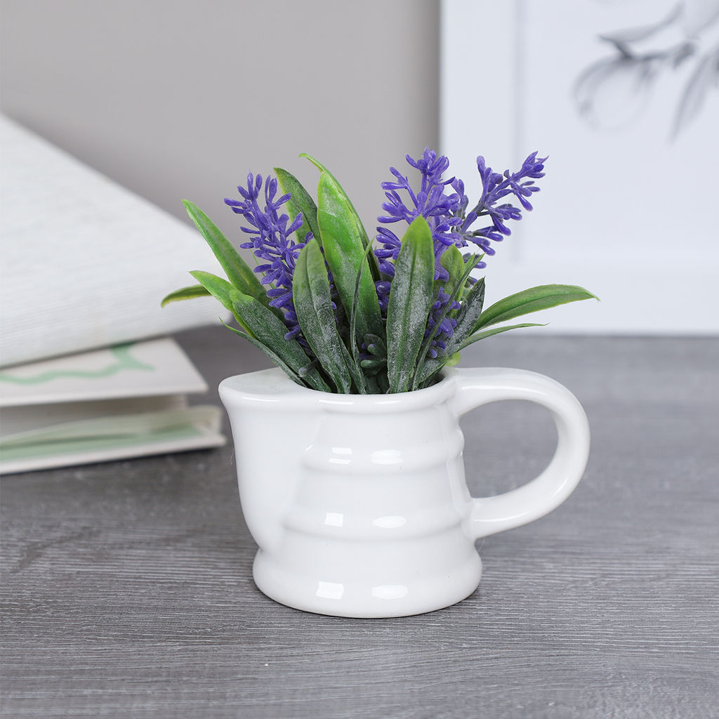 Цветочная композиция Лаванда лейка 11 см / 9090-4 /уп 72/ - Галеонтрейд фото 14