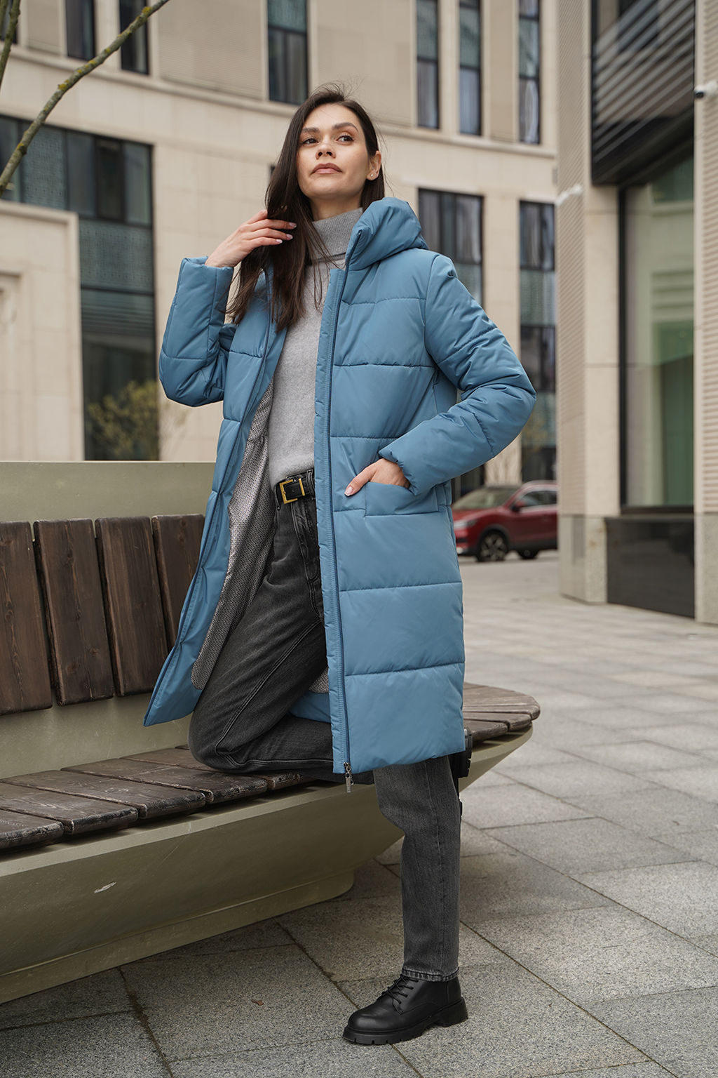 Пальто зимнее / 43812 - Twin tip фото 5