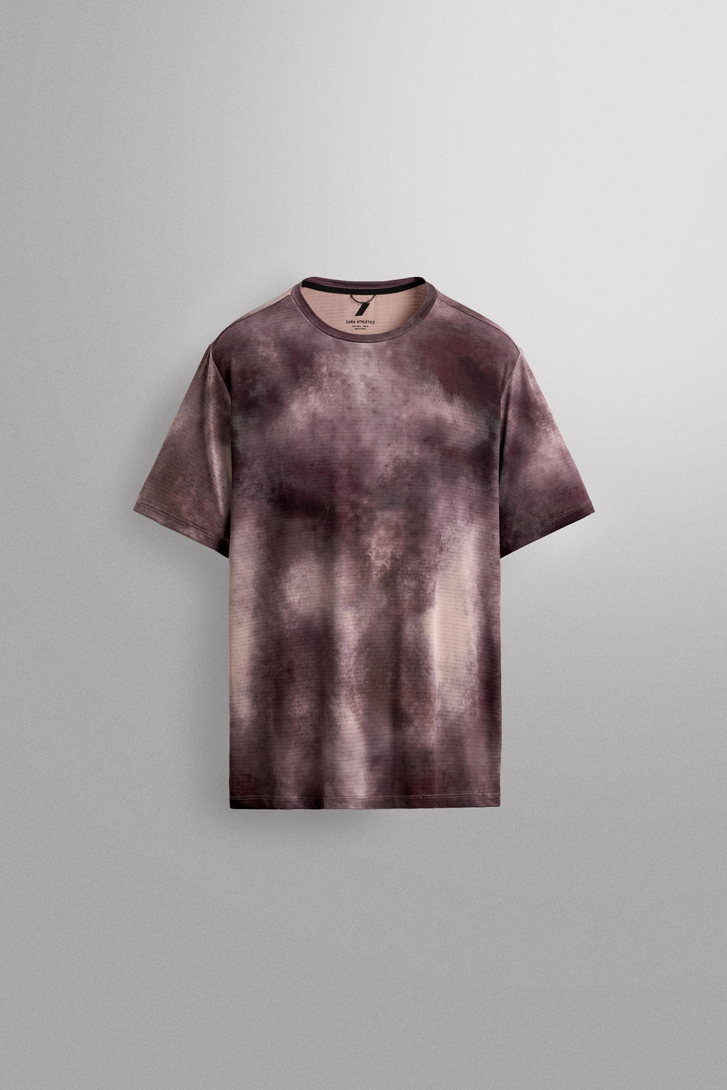 TIE-DYE PRINT PERFORATED T-SHIRT - Zara фото 6