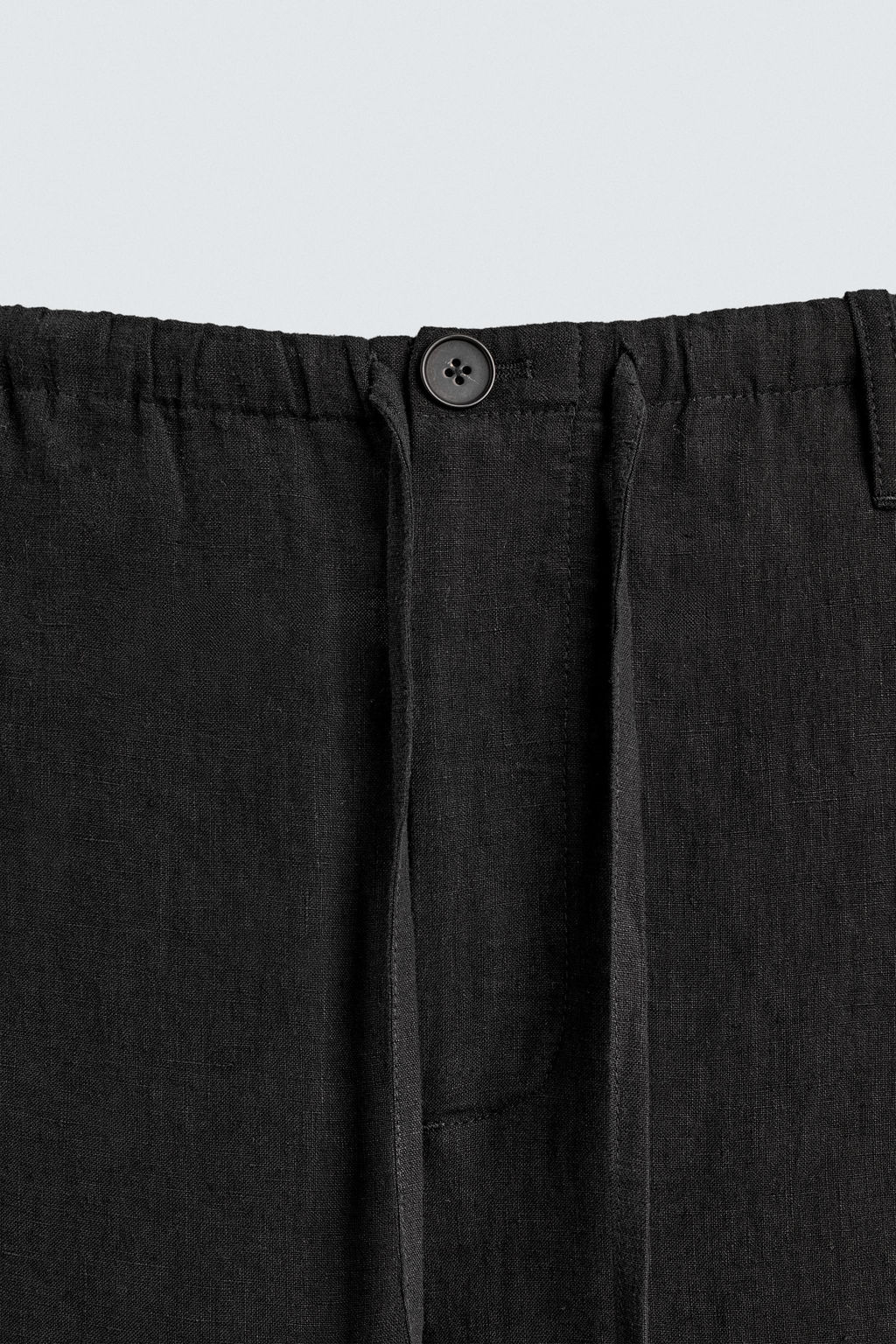 100% LINEN RELAXED FIT TROUSERS - Zara фото 9
