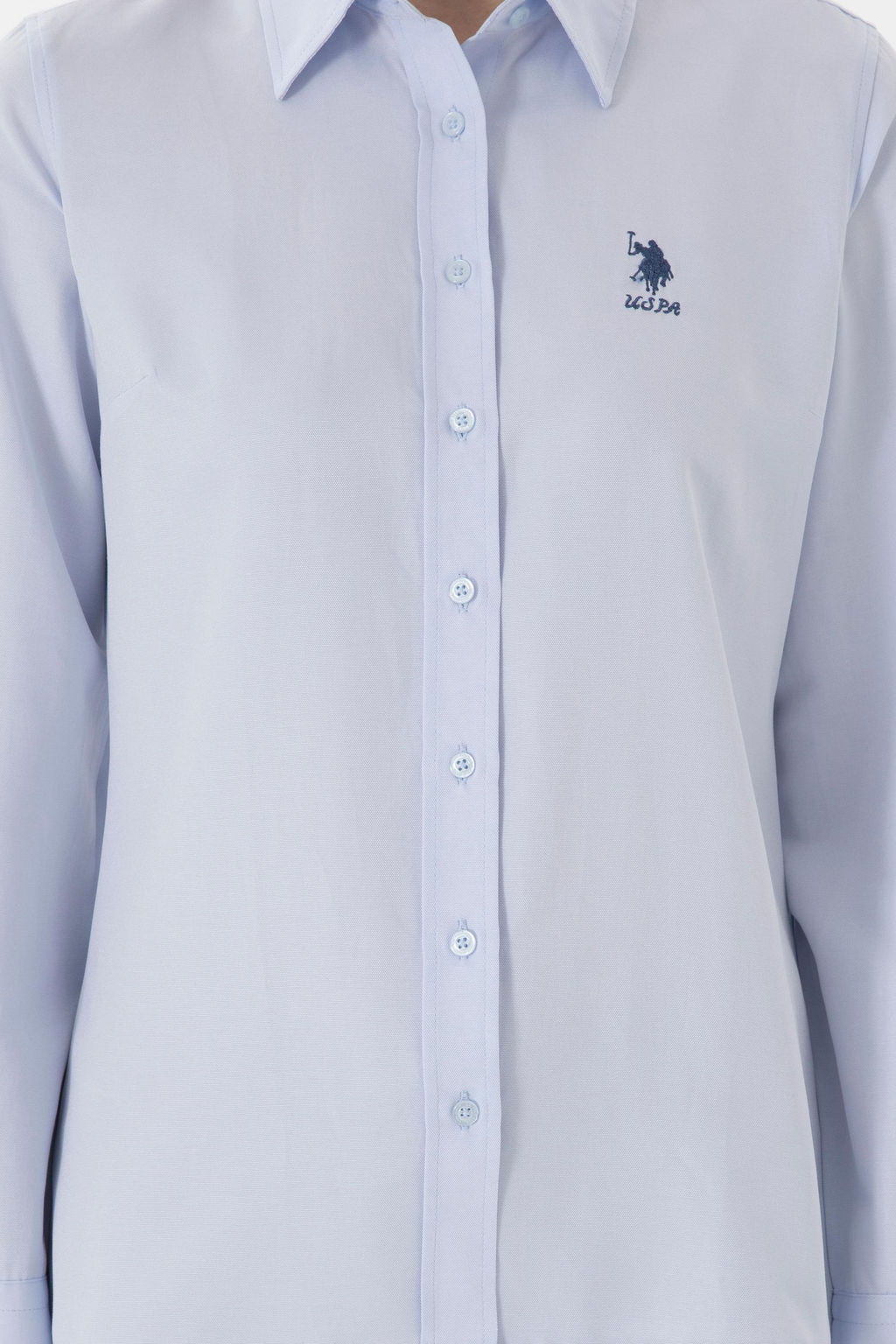 Kad_n A__k Mavi Uzun Kollu Basic G_mlek Sepette S_rpriz _ndirim - U.s. polo assn фото 6