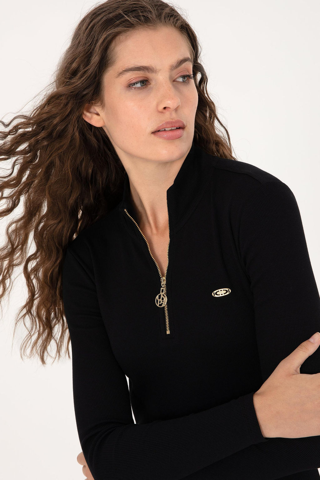 Kad_n Siyah Sweatshirt Sepette S_rpriz _ndirim - U.s. polo assn фото 2