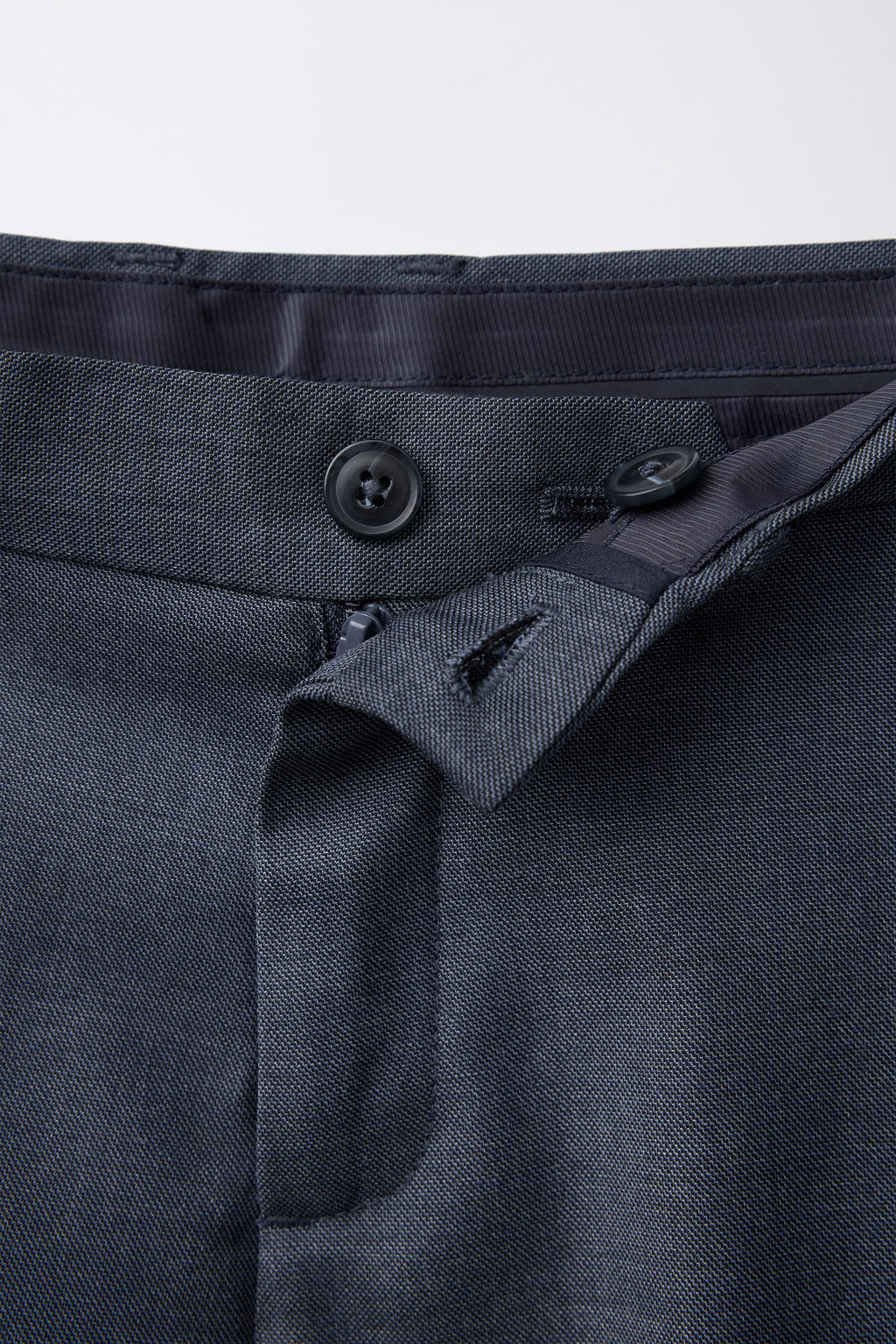 TEXTURED SUIT TROUSERS - Zara фото 3