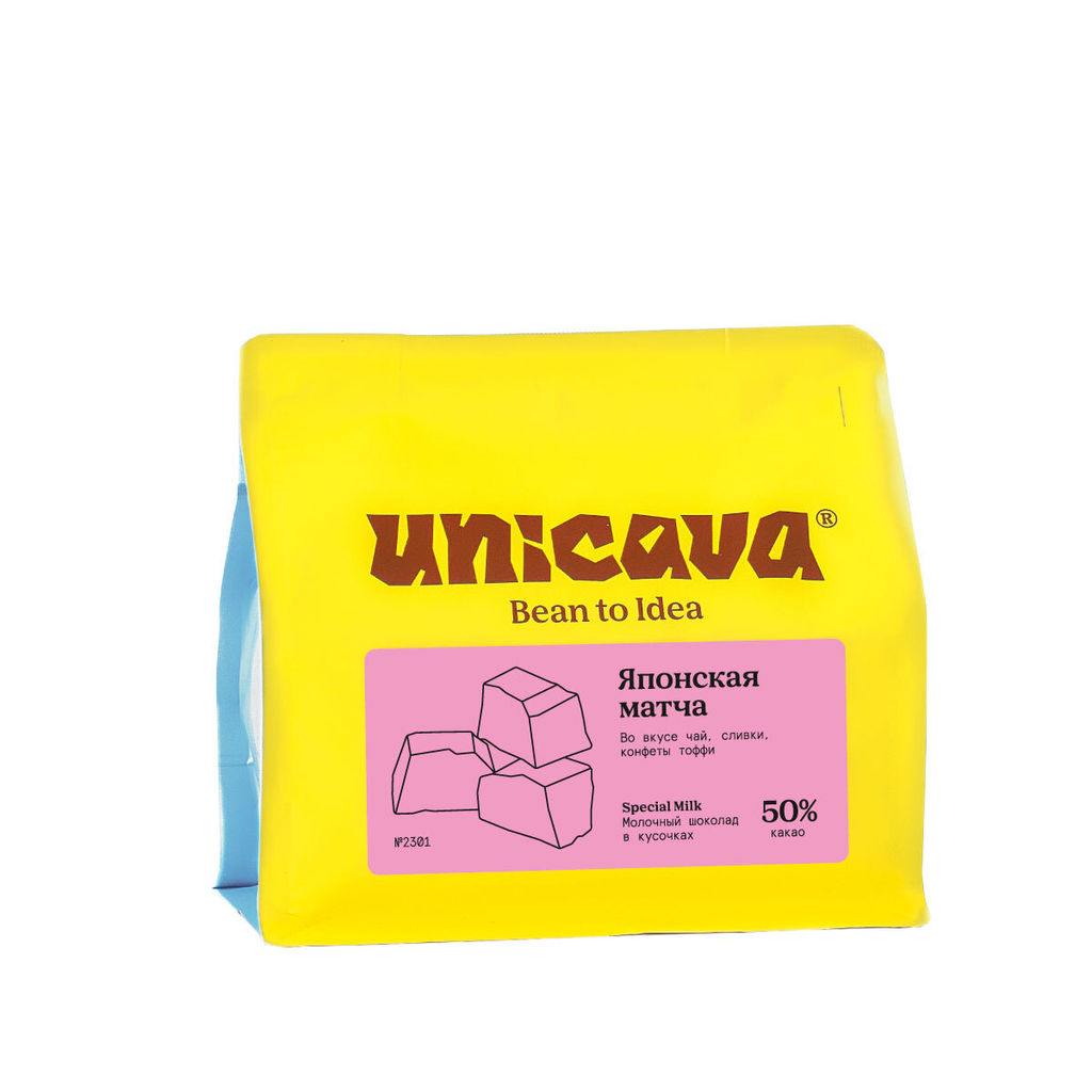 Японская матча, молочный шоколад 50 %