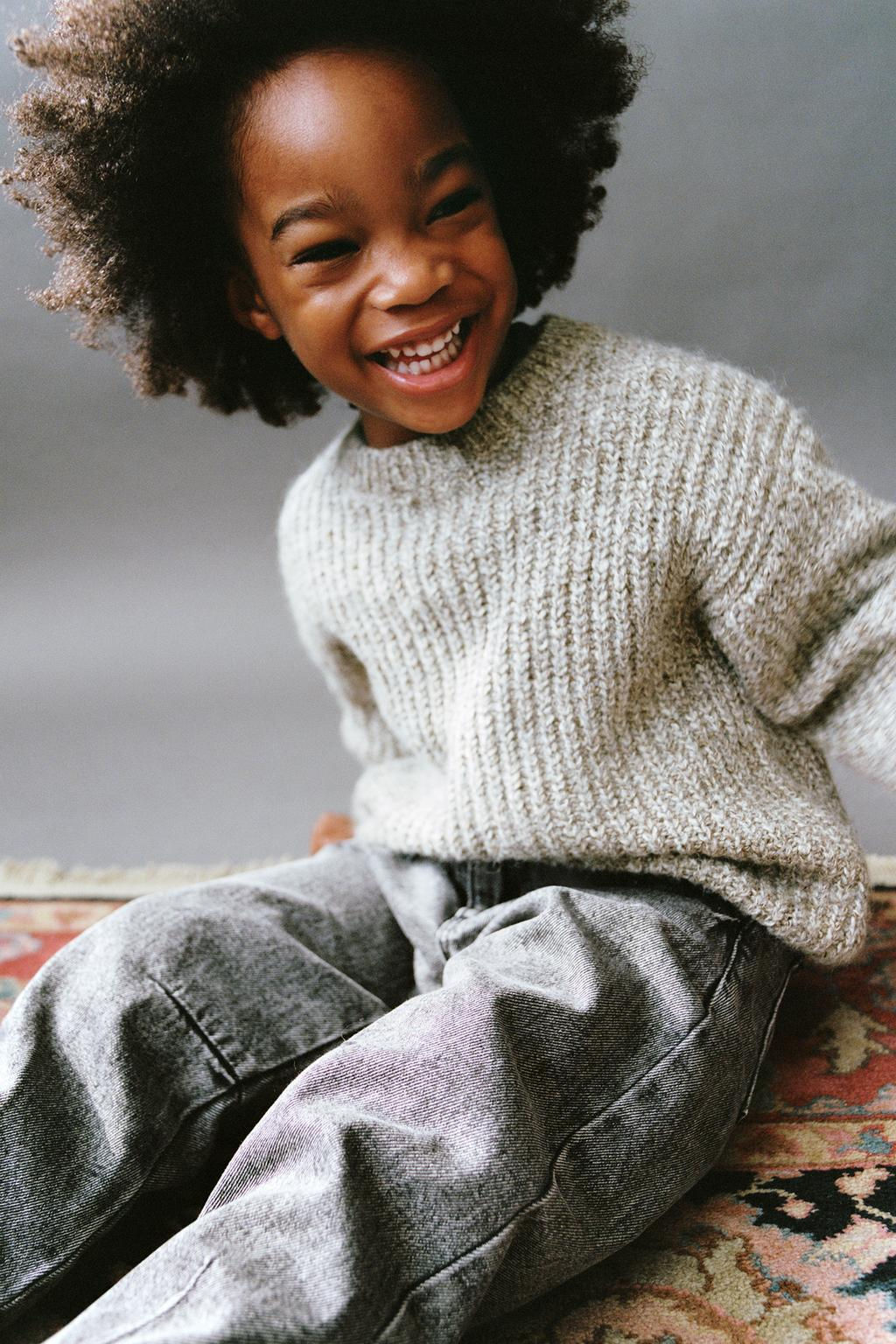 BLENDED KNIT SWEATER - Zara фото 3