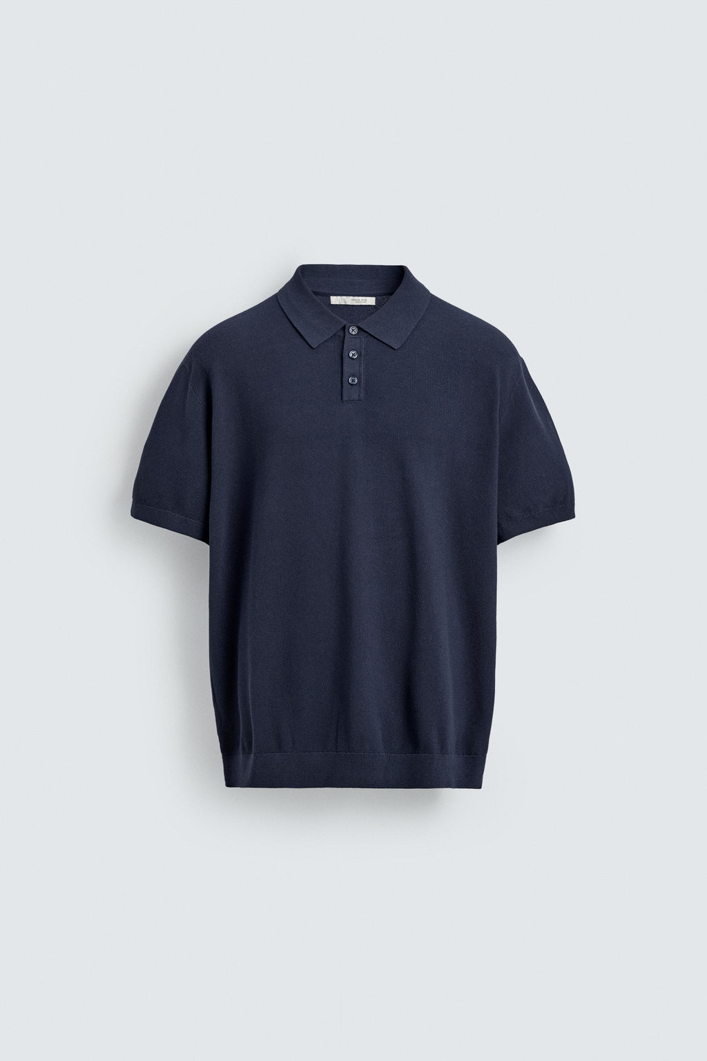 POLO PUNTO REGULAR FIT PIQU? / Azul - Zara фото 7