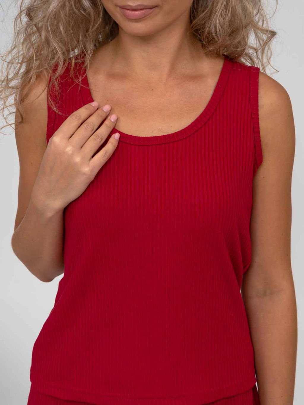 Пижама женская , цвет красный