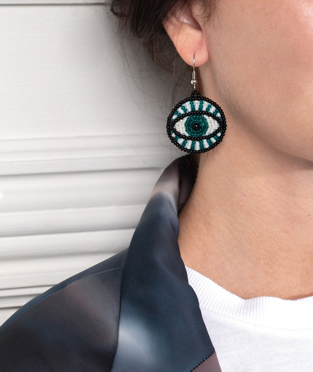 Klart набор для вышивания 10-508 Серьги. Глаза 3.5 х 3.5 см