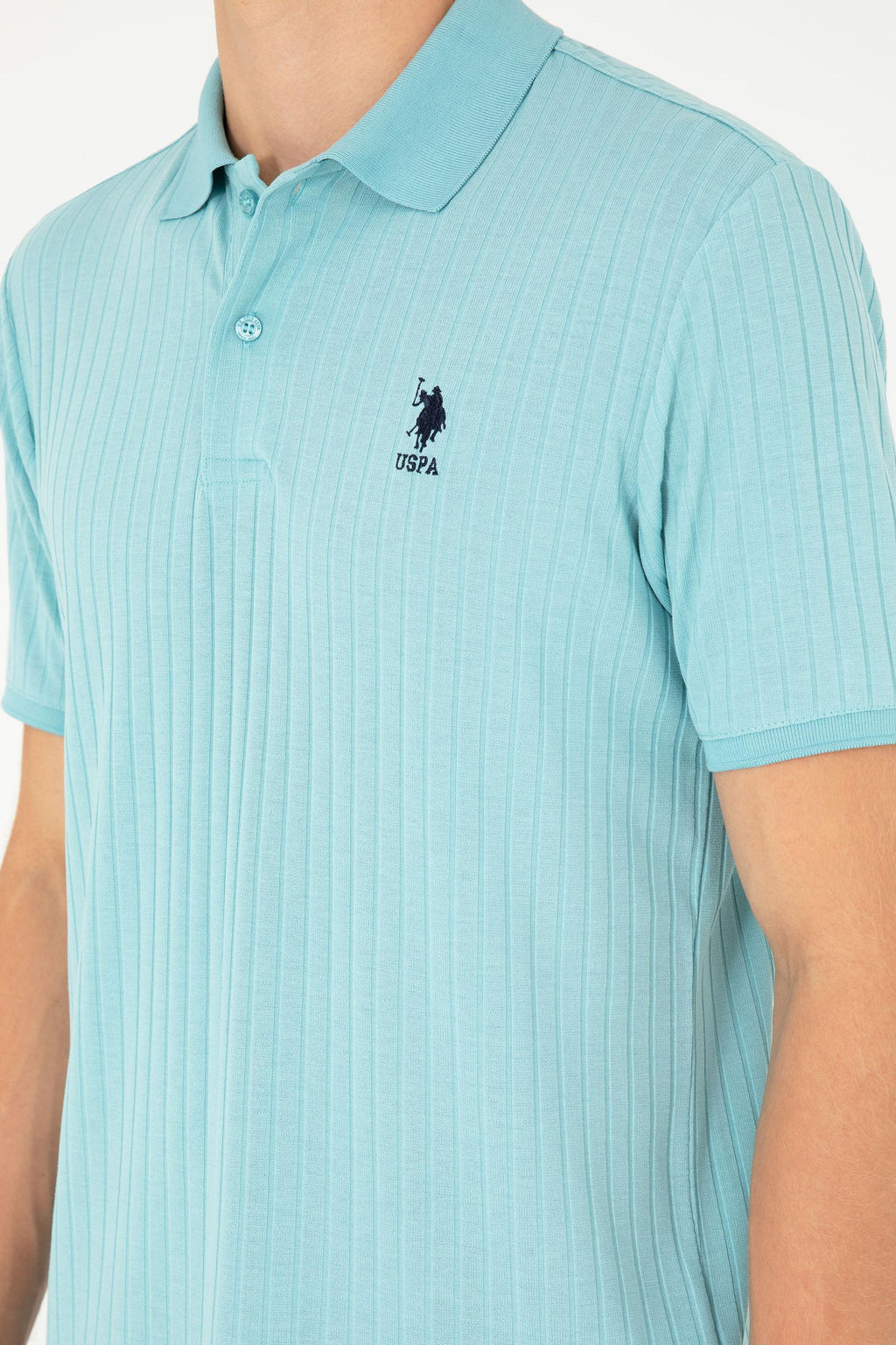 Мужская мятная футболка - U.s. polo assn фото 7