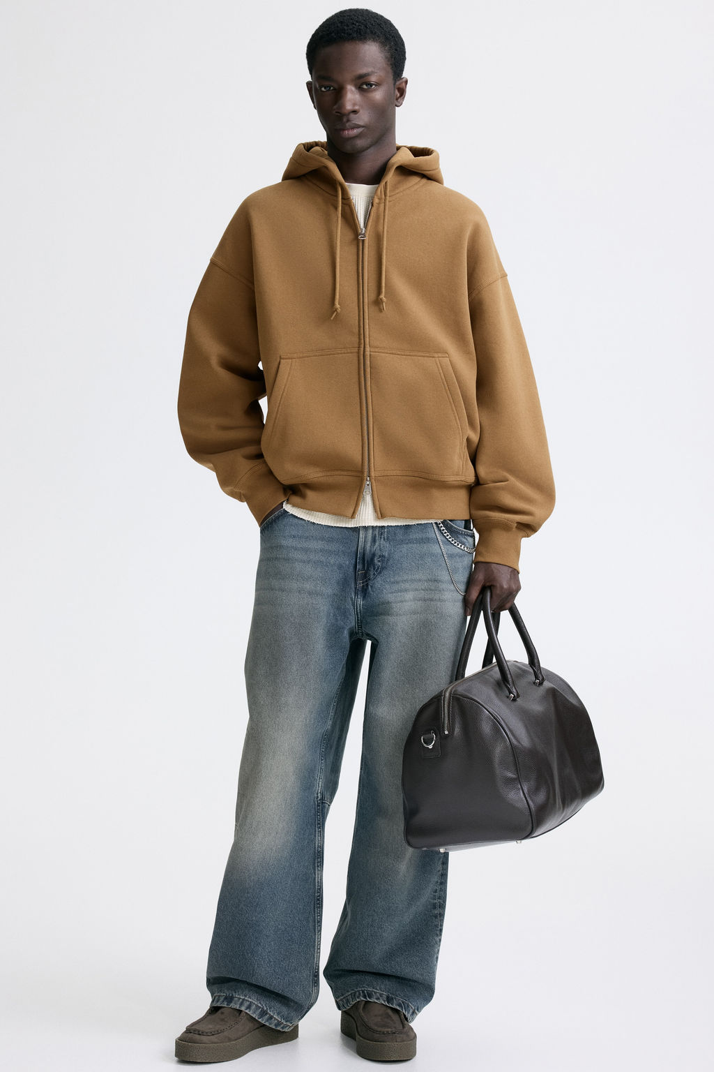 Chaqueta sudadera con capucha Oversized Fit - H&m фото 4