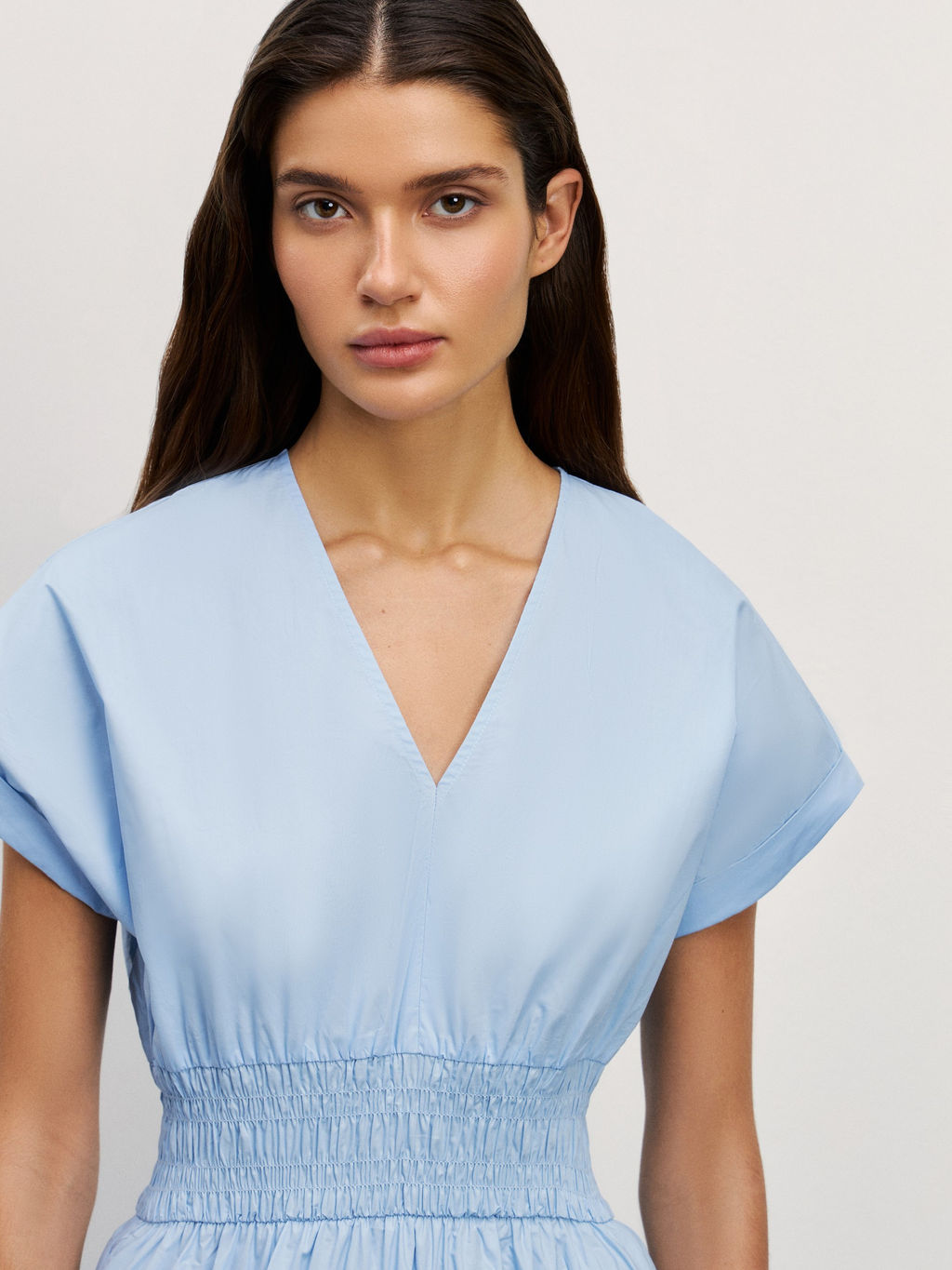 Платье миди с резинкой на талии / Zarina  фото 6