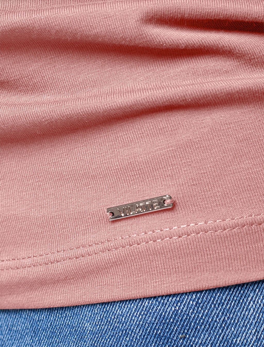 VILATTE / Водолазка из премиального хлопка с эластаном  фото 2