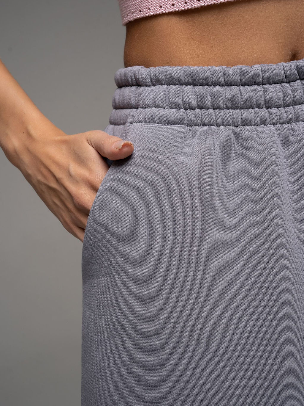 Брюки с начёсом