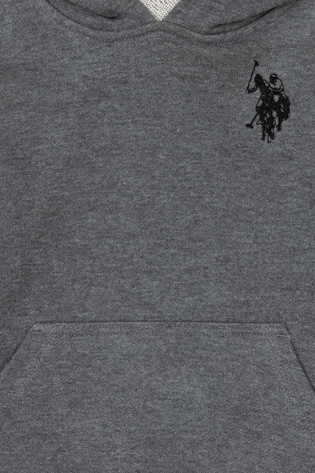 Базовый свитшот для мальчика антрацитовый меланж Неожиданная скидка в корзине - U.s. polo assn фото 3