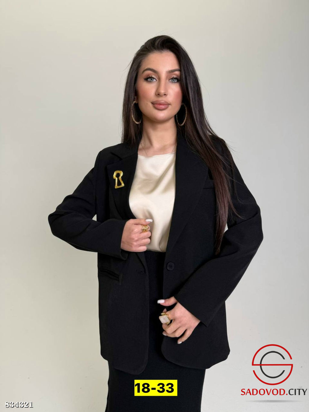 Пиджак женский однотонный - Bruno фото 2