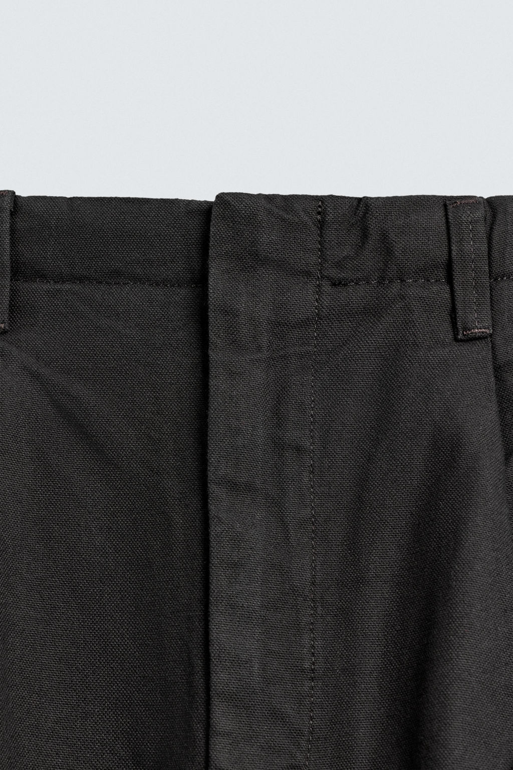 PANTAL?N WIDE  FIT PLIEGUES / Marr?n - Zara фото 9