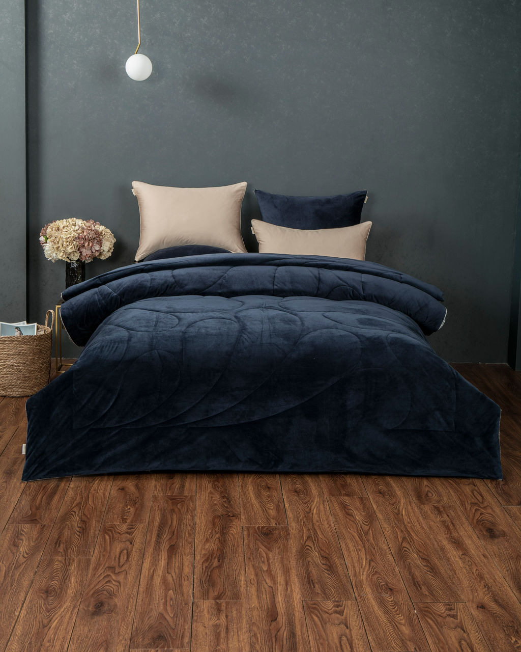 Маркос (индиго бежевый) АВС Cotton комплект - Kazanov.a. фото 3