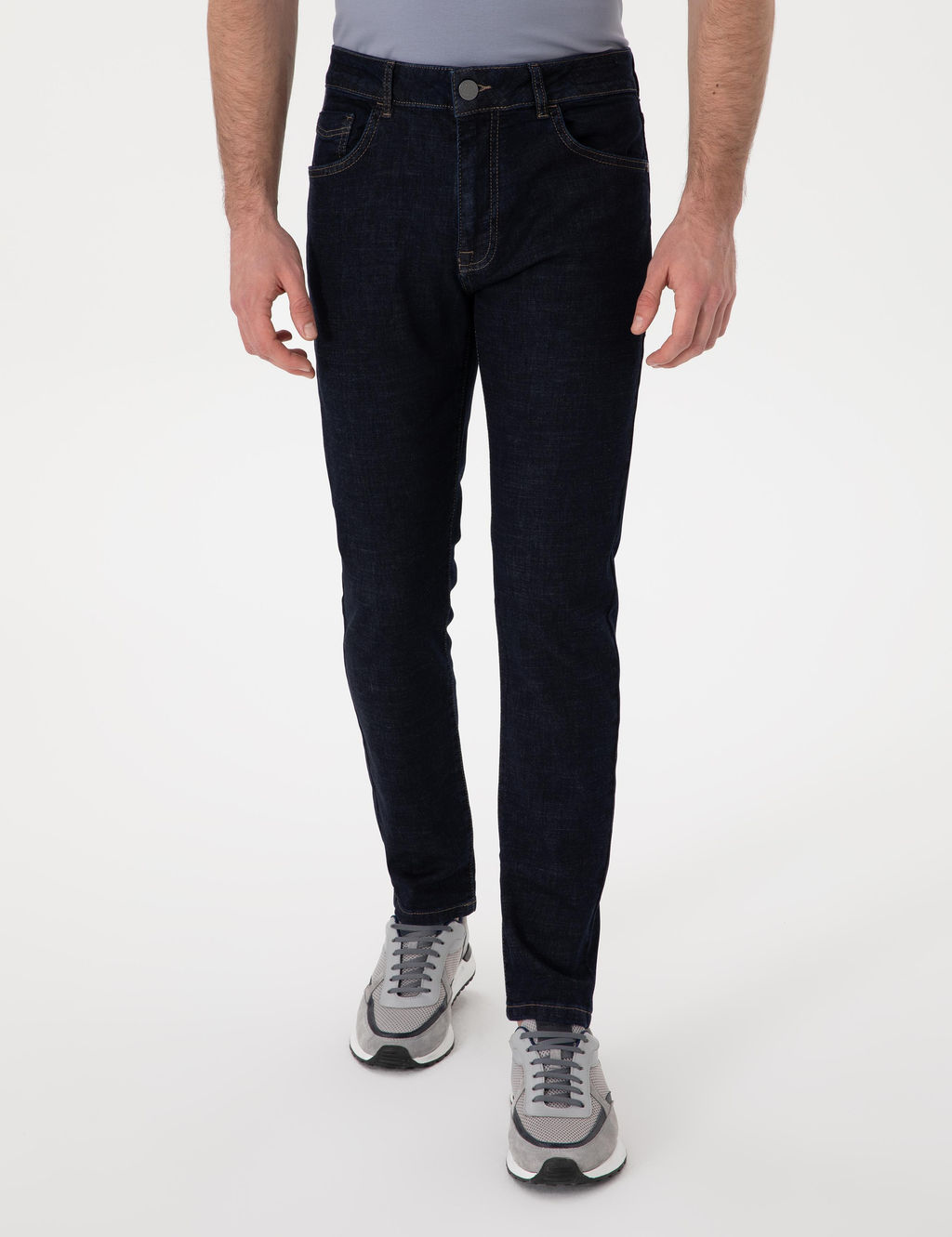 Lacivert Slim Fit Jean Pantolon - Pierre cardin фото 2