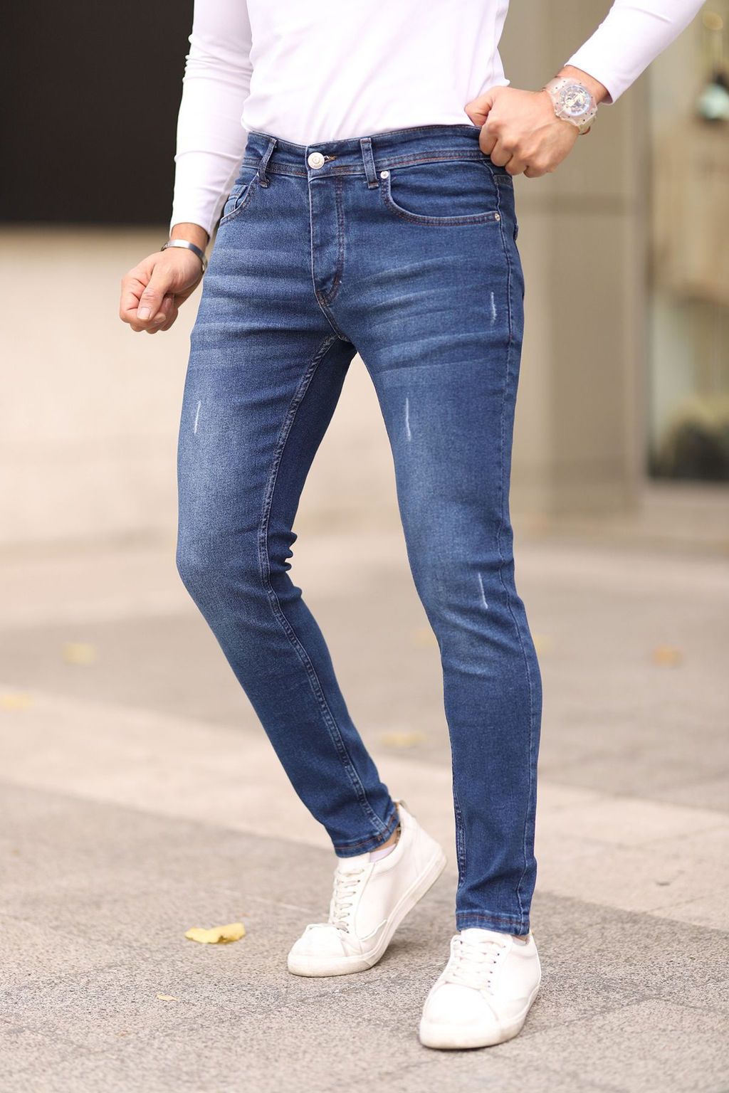 TRENDYOL MAN Antrasit Skinny T?rnakl? Jeans Kot Pantolon TMNAW25JE00013 - Trendyolmilla фото 20
