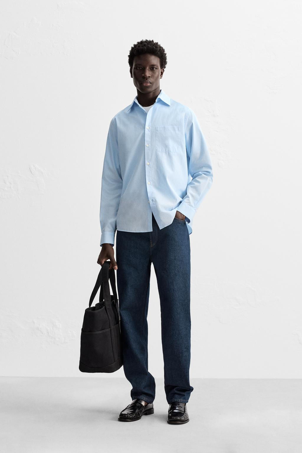 COTTON POPLIN SHIRT - Zara фото 2