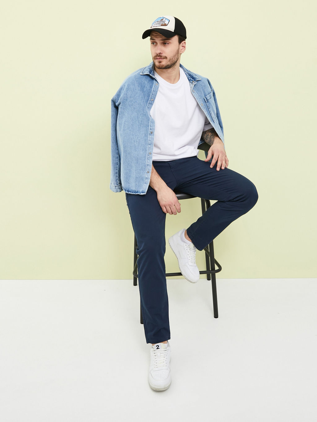 Мужские брюки зауженного кроя - Mossmore фото 24