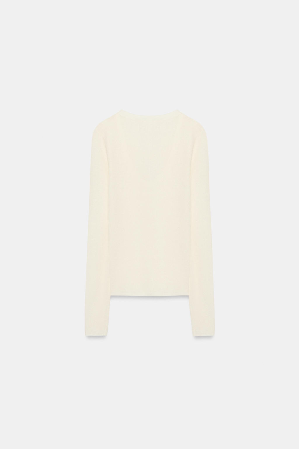 TOP PUNTO EXTRAFINO / Blanco - Zara фото 6