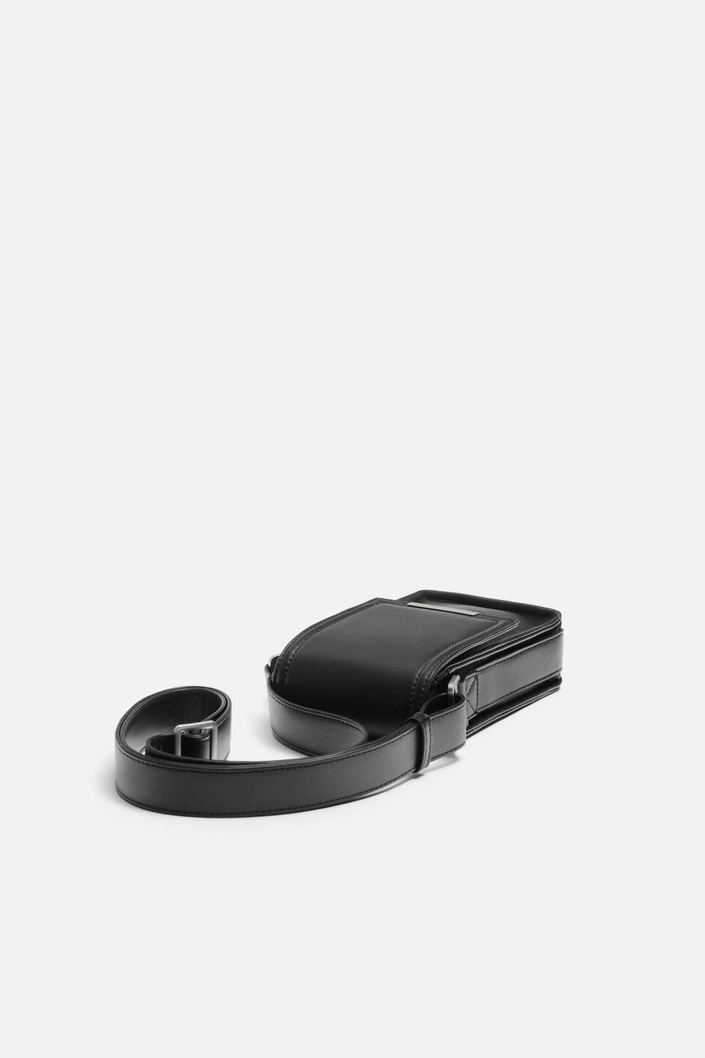 MINI CROSSBODY BAG WITH FLAP - Zara фото 5