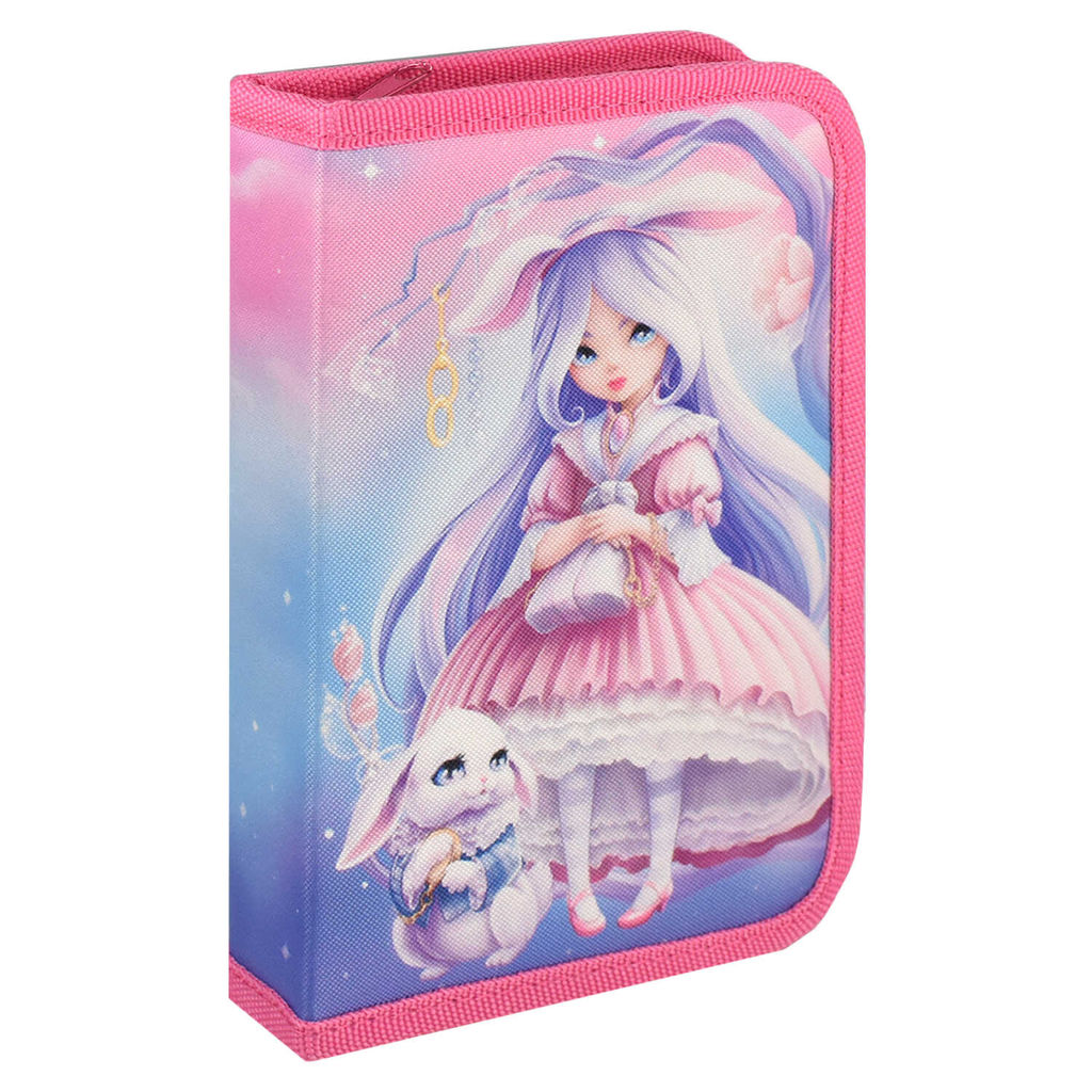 Пенал школьный Феникс+, арт.65662/ 24 АЛИСА (без наполнения, 13.3x20x3.5 см, полиэстер, молния, сублимационная печать, ПЭТ-пакет).