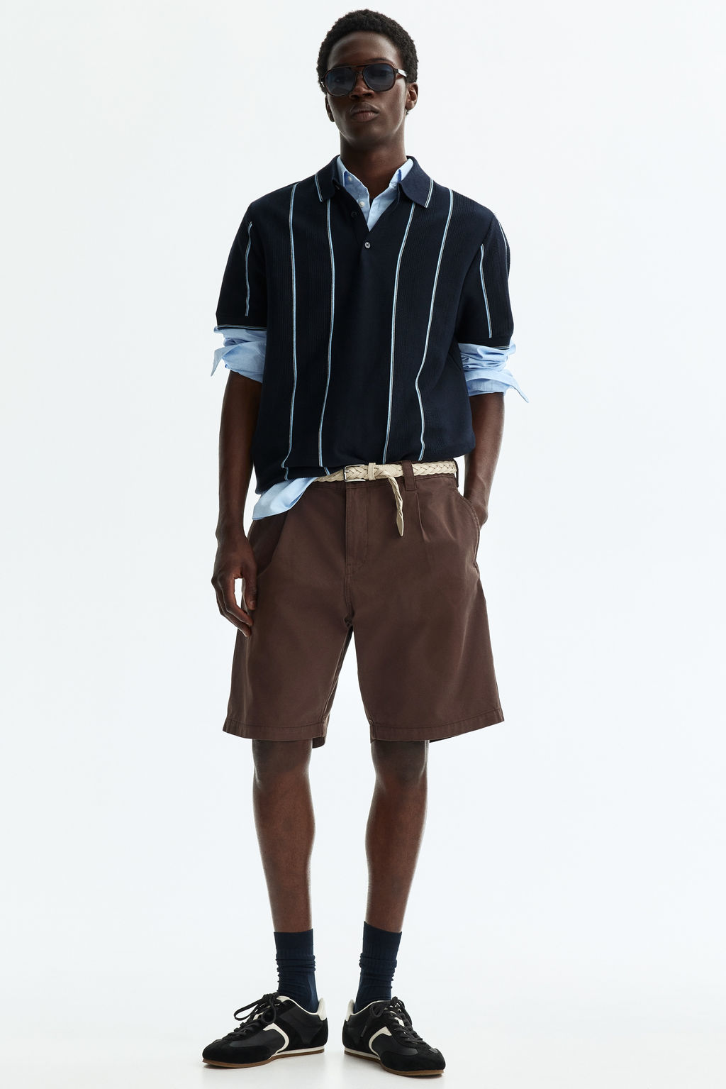Chinos cortos de algod?n Relaxed Fit - H&m фото 4