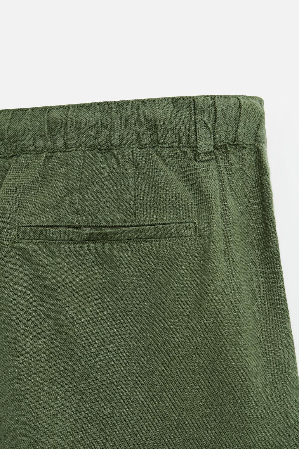 BERMUDA SHORTS LINEN BLEND - Zara фото 28