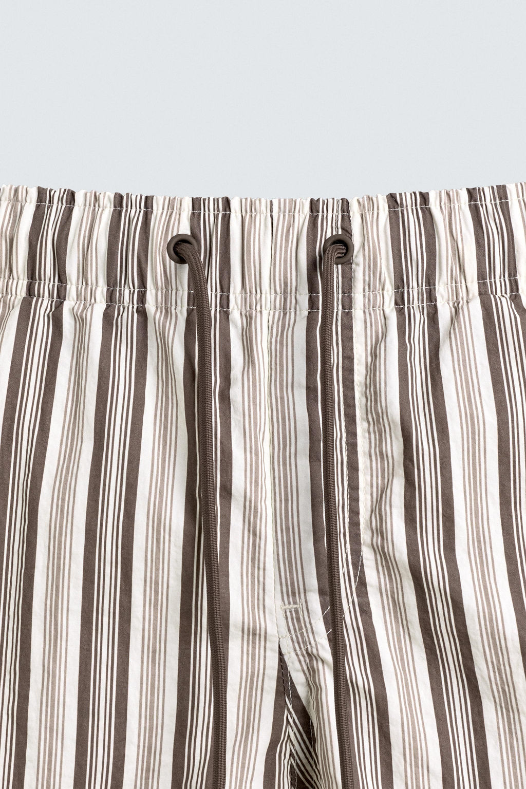 STRIPED MID-LENGTH SWIMMING TRUNKS - Zara фото 3