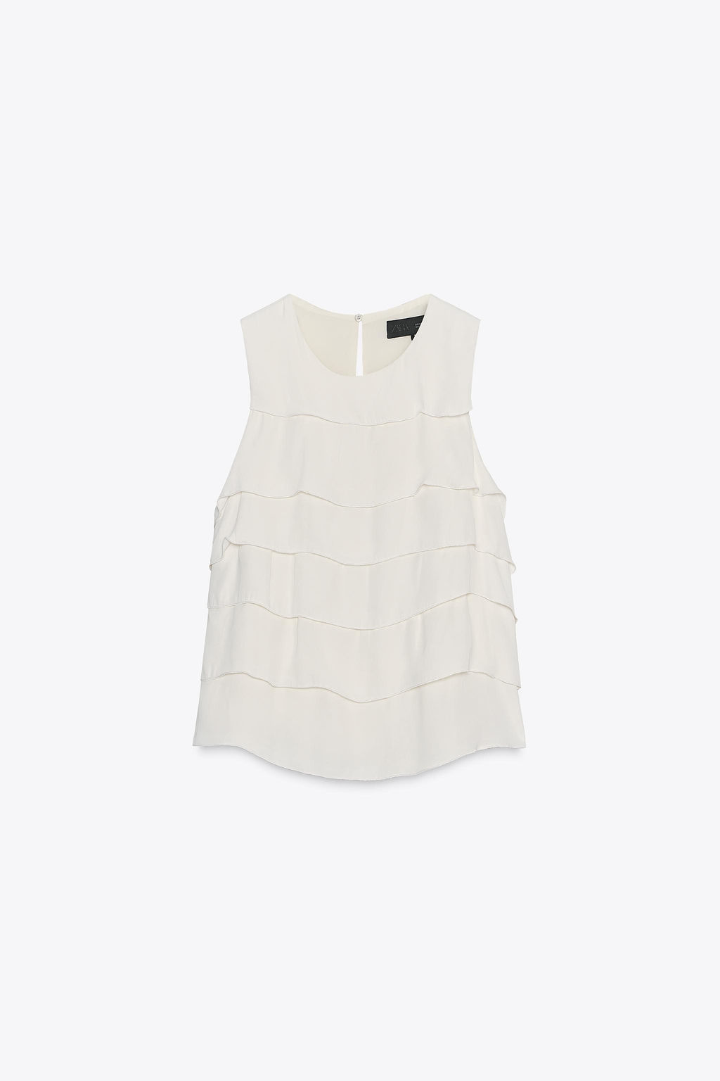 SATIN FRILL TOP - Zara фото 6