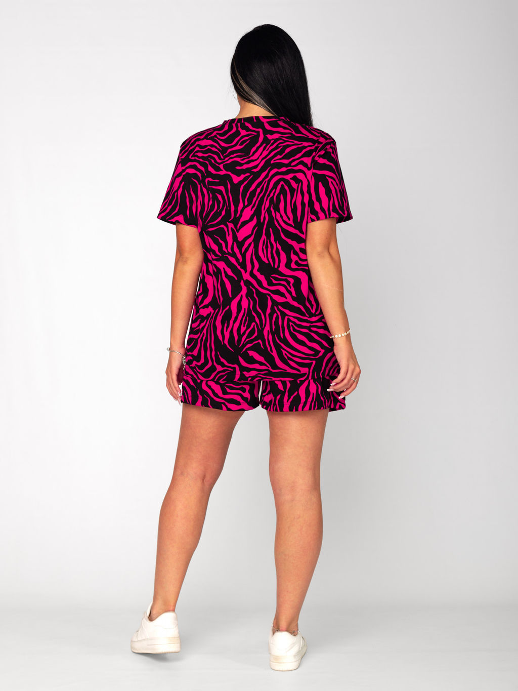 Костюм женский кулирка с шортами САФАРИ ФУКСИЯ - Domtrik Домашний трикотаж фото 2