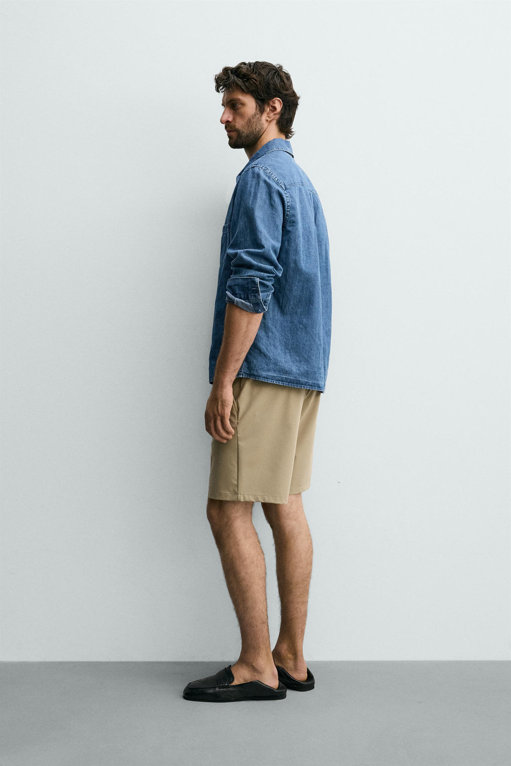 BERMUDA DENIM REGULAR FIT / Verdoso - Zara фото 4