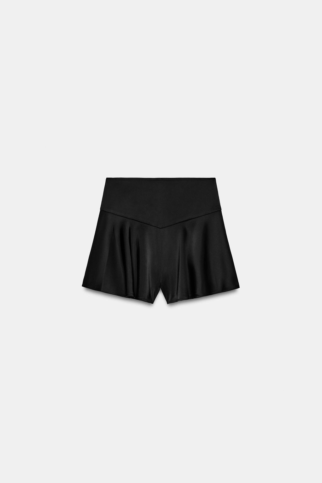 SHORTS VUELO SATINADO / Negro - Zara фото 6