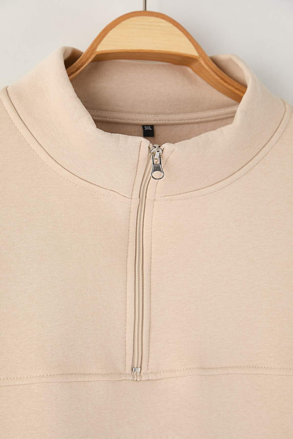 TRENDYOL MAN Buyuk Beden Siyah Oversize/Genis Kesim Fermuarl? Sweatshirt TMNAW25AO00028 - Trendyolmilla фото 14