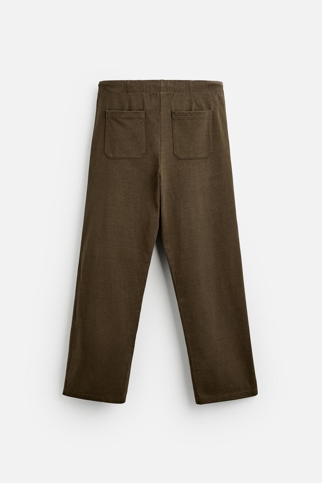 RELAXED FIT JOGGER TROUSERS - Zara фото 22