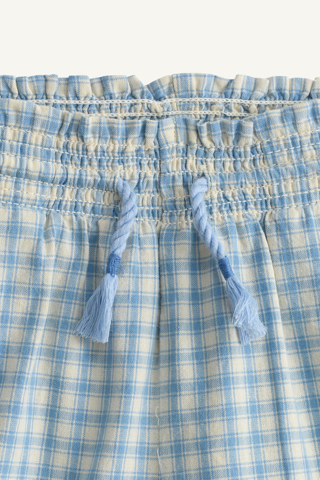 BERMUDA CUADROS BORDADOS LIMITED EDITION / Azul / Blanco - Zara фото 8