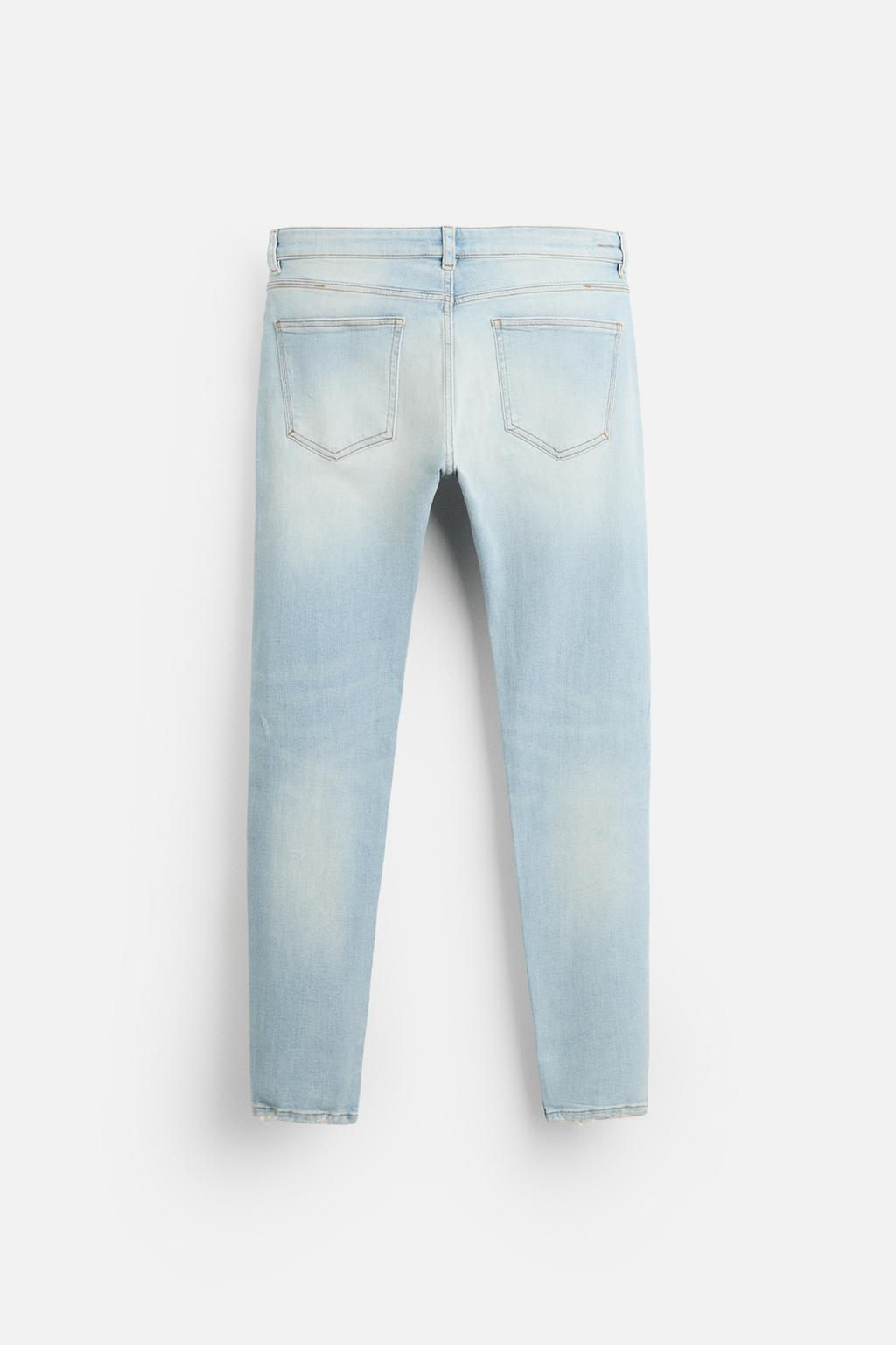 RIPPED SKINNY FIT JEANS - Zara фото 16
