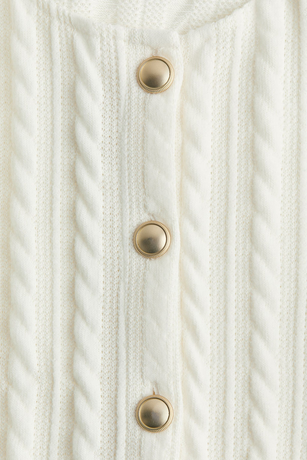 Cardigan en punto efecto trenzado - H&m фото 6