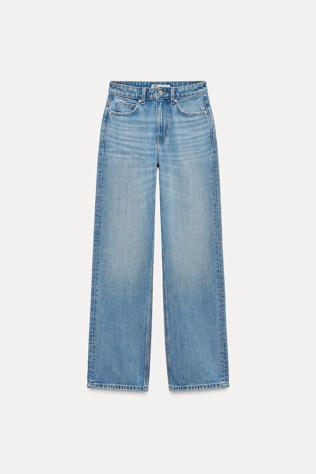 Z1975 REGULAR FIT HIGH-WAIST LONG LENGTH JEANS - Zara фото 2