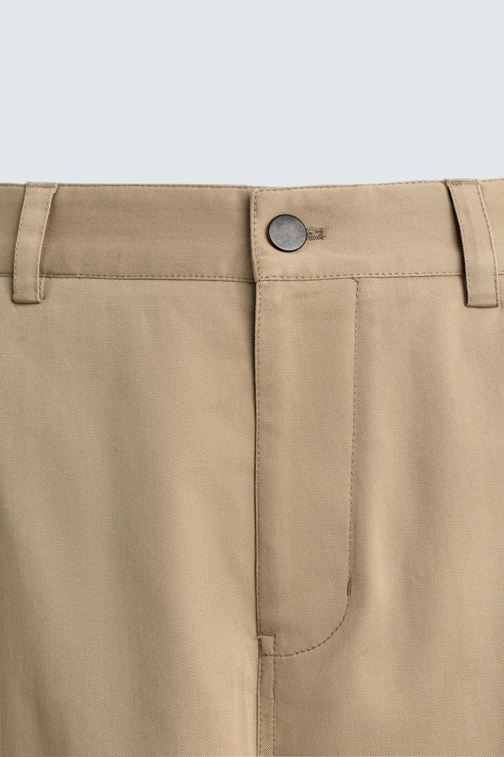 PANTAL?N WIDE FIT CROPPED / Beige - Zara фото 10
